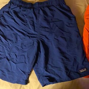 Two child size 42 Patagonia shorts/ bathing suit